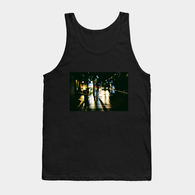 Tokyo Street Scene Tank Top by CalMal